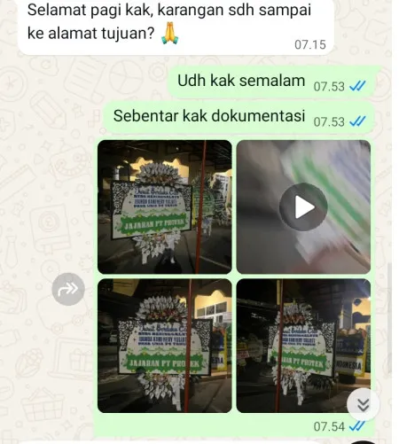 Pengiriman Papan Bunga Selamat Gedung Arsip Nasional