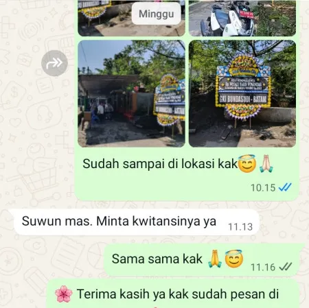 Pengiriman Papan Bunga Duka Gedung Arsip Nasional