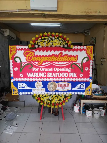 Papan Bunga Ucapan Selamat Gedung Arsip Nasional
